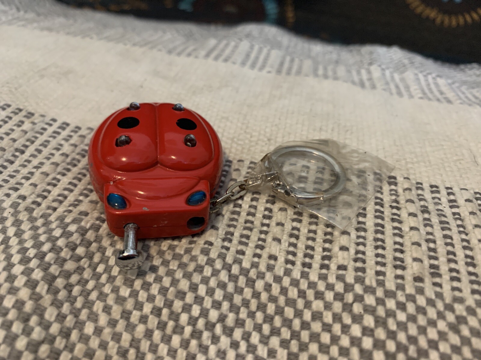 Red BEETLE CIGARETTE LIGHTER. Keychain Sealed
