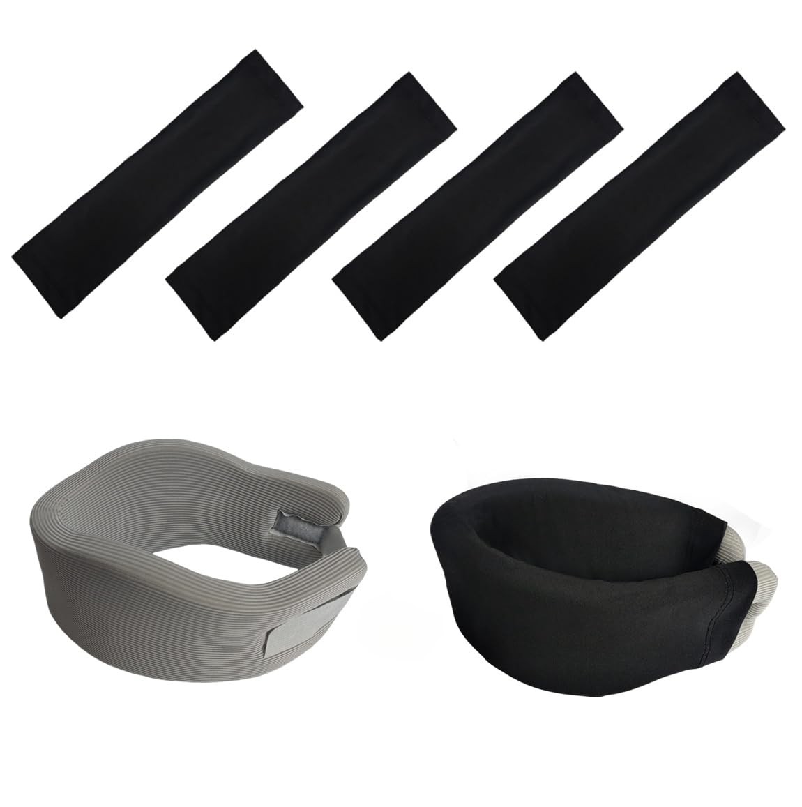 nsgglecher 4 Pack Cervical Collar Dust Sleeve, Soft & Elastic Neck Brace Cove...
