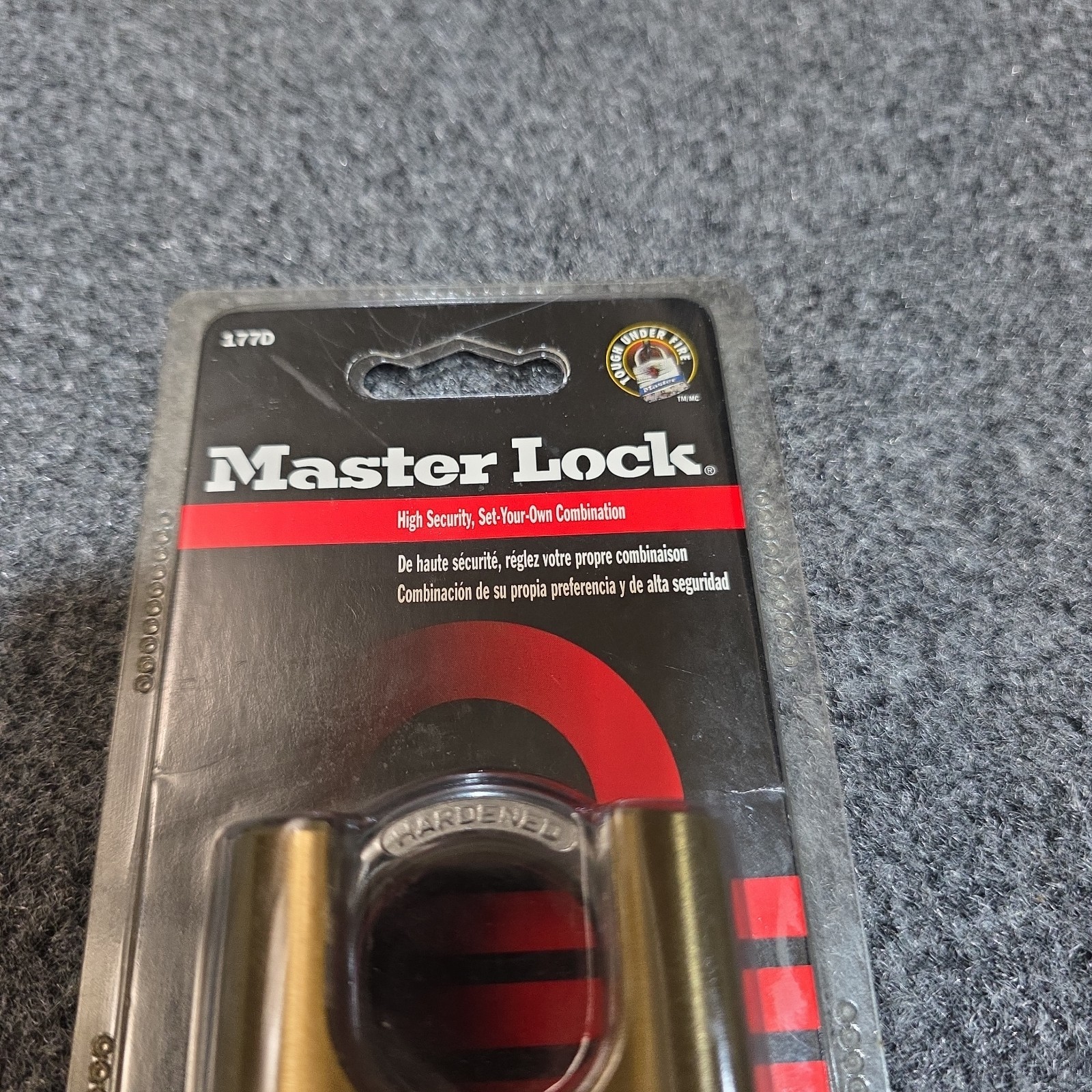 Master Lock Brass Circa Combination Padlock 177D Heavy Duty