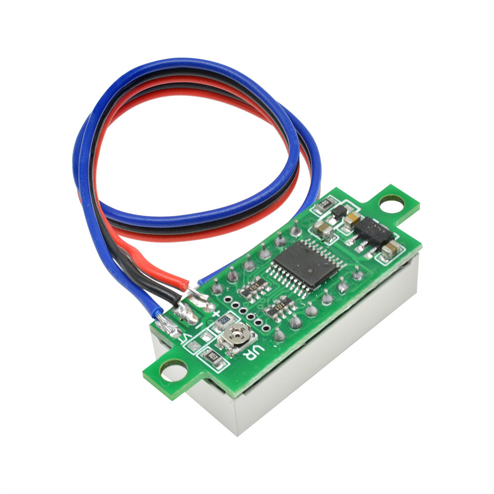 0.36" Digital 4-Digit Voltmeter LED 0-100V Voltage Tester Panel Meter 3-Wire