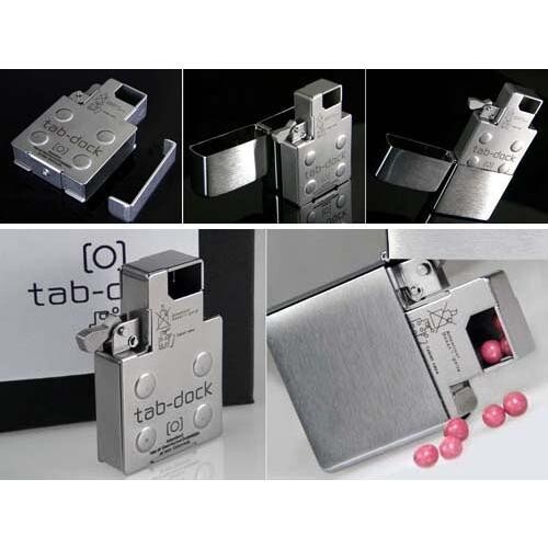 Tab-Dock for Zippo Replacement inner Frisk Pill Case with Tracking from JAPAN