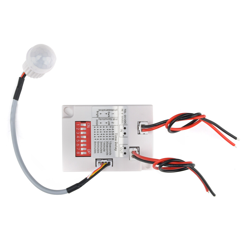 PIR Infrared Motion Sensor Switch Body Induction Detection DC8V-30V AC85V-265V