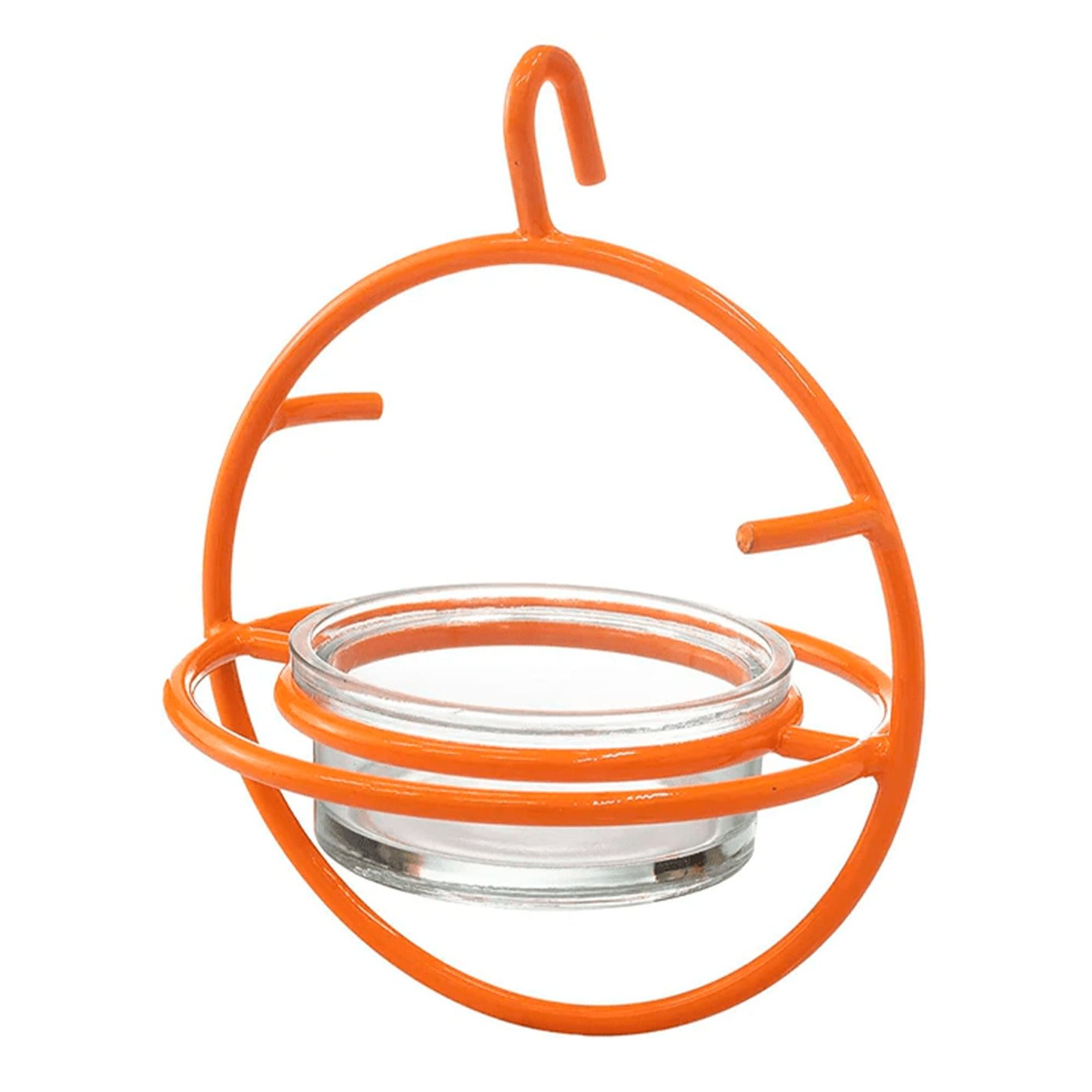 Monarch Abode Hanging Bird Feeder for Outdoors – Oriole Orange