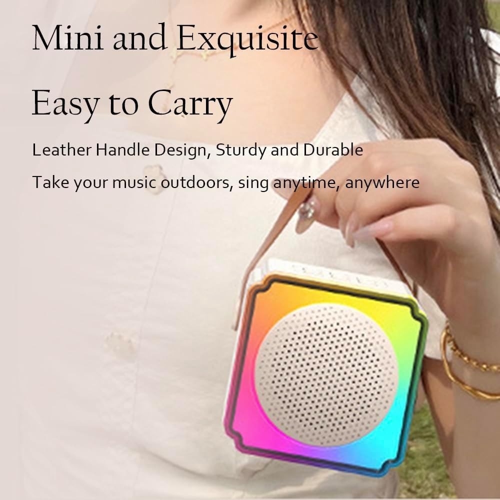 Lightweight Bluetooth Karaoke Machine with Fun Voice Effects - For All Ages