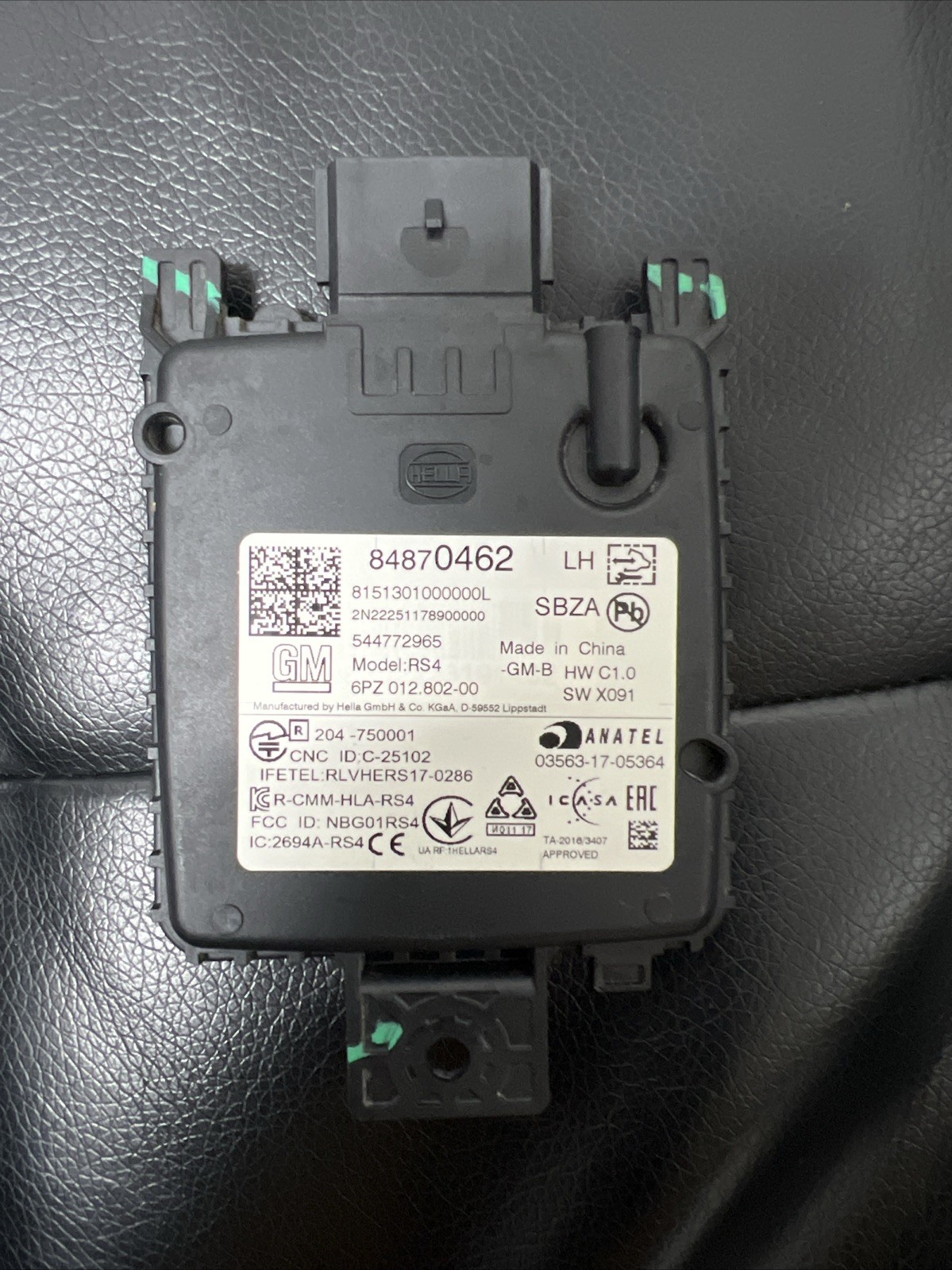 GM Left Driver Side Blind Spot Module Oem 84870462, 2021-2023 Buick Envision