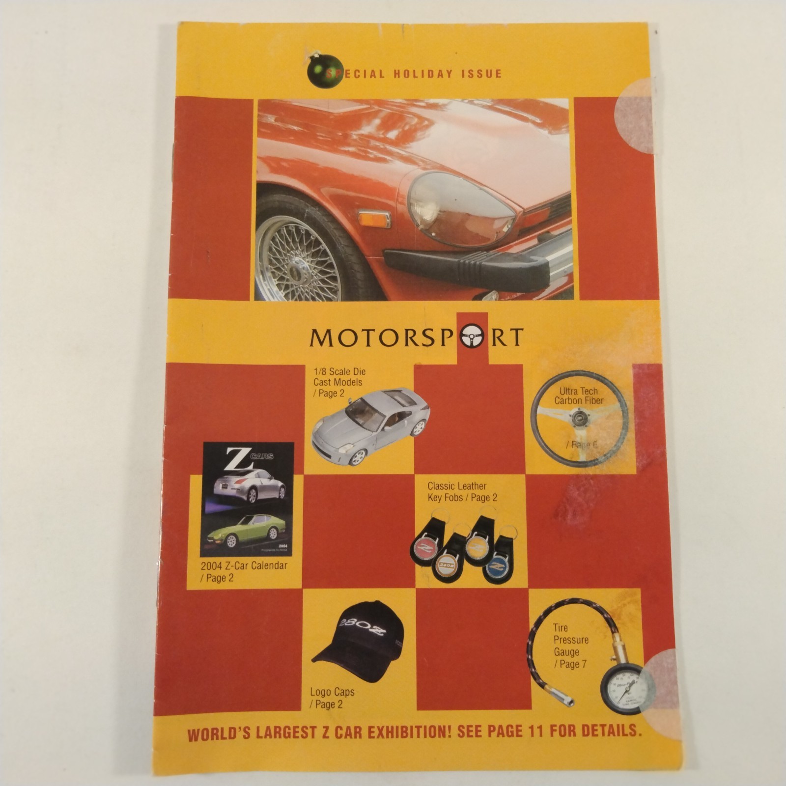 Motorsport Holiday Mail Order Catalog