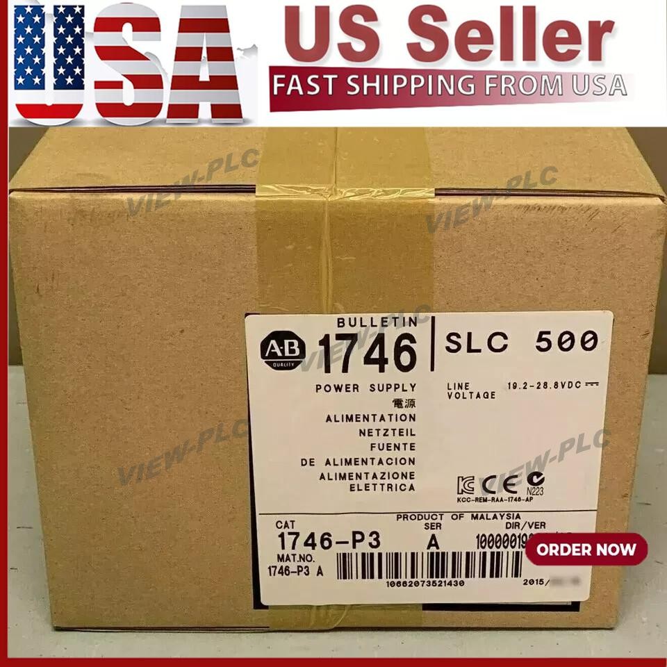 Factory Sealed AB 1746-P3 1746P3 SER A SLC 500 Power Supply Module US Free Tax