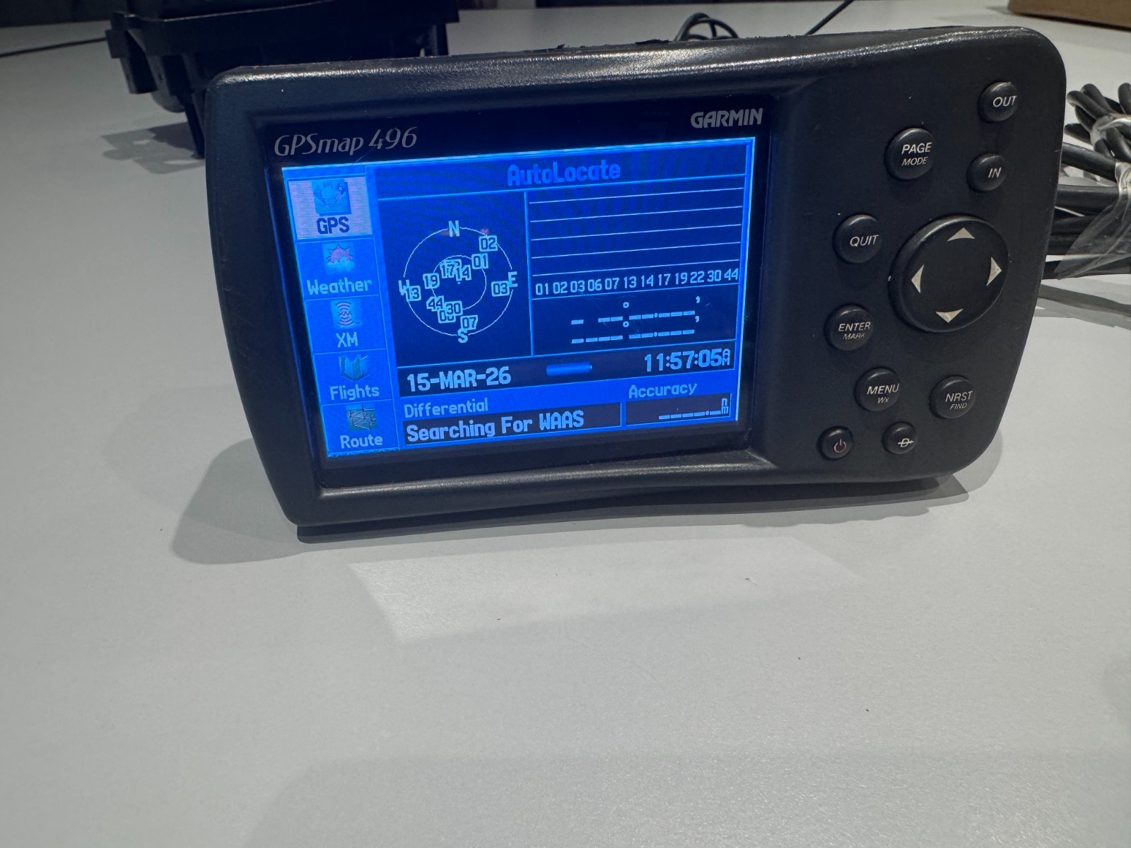 Garmin GPSmap 496 GPS With panel mount option - just removed