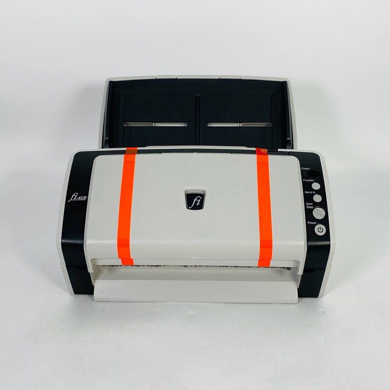 Fujitsu Fi-6130 Document Scanner w/Adapter/USB/Setup Drivers ZERO ROLLERS COUNT!