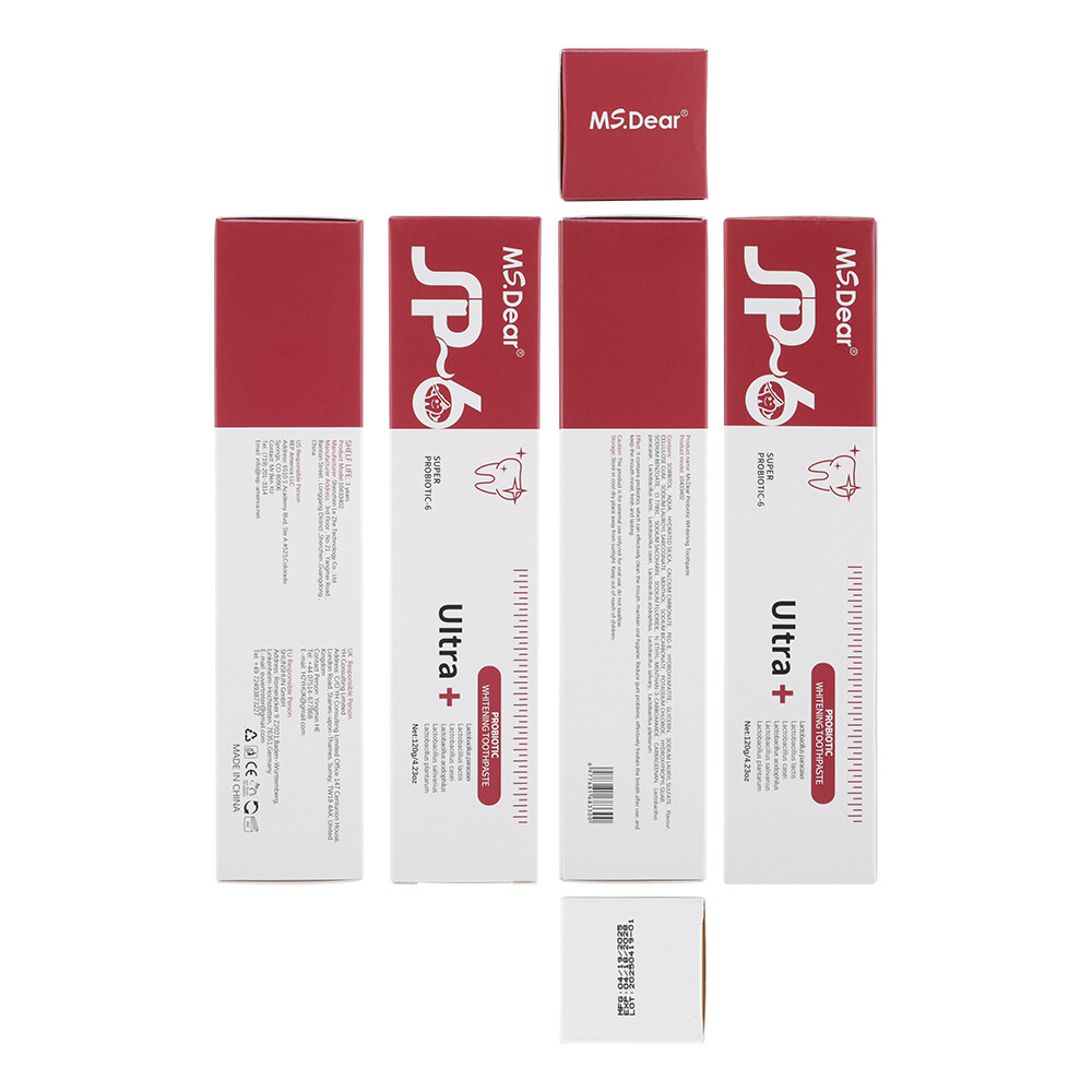2Pack SP-6 Probiotic Toothpaste,Sp-6 Toothpaste Whitening Quick White Toothpaste