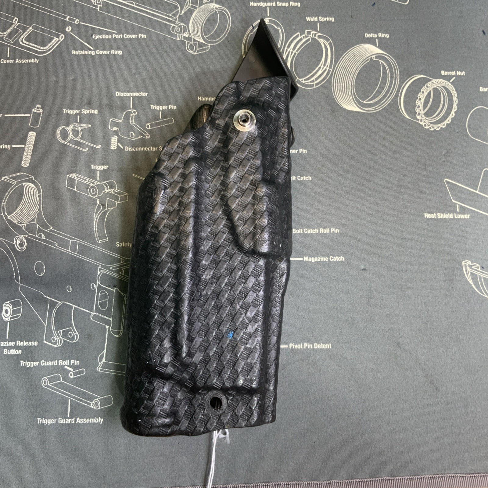 Safariland Basketweave Duty Holster 6360-4502 RH SIG P-320 5” IT M3 LIGHT