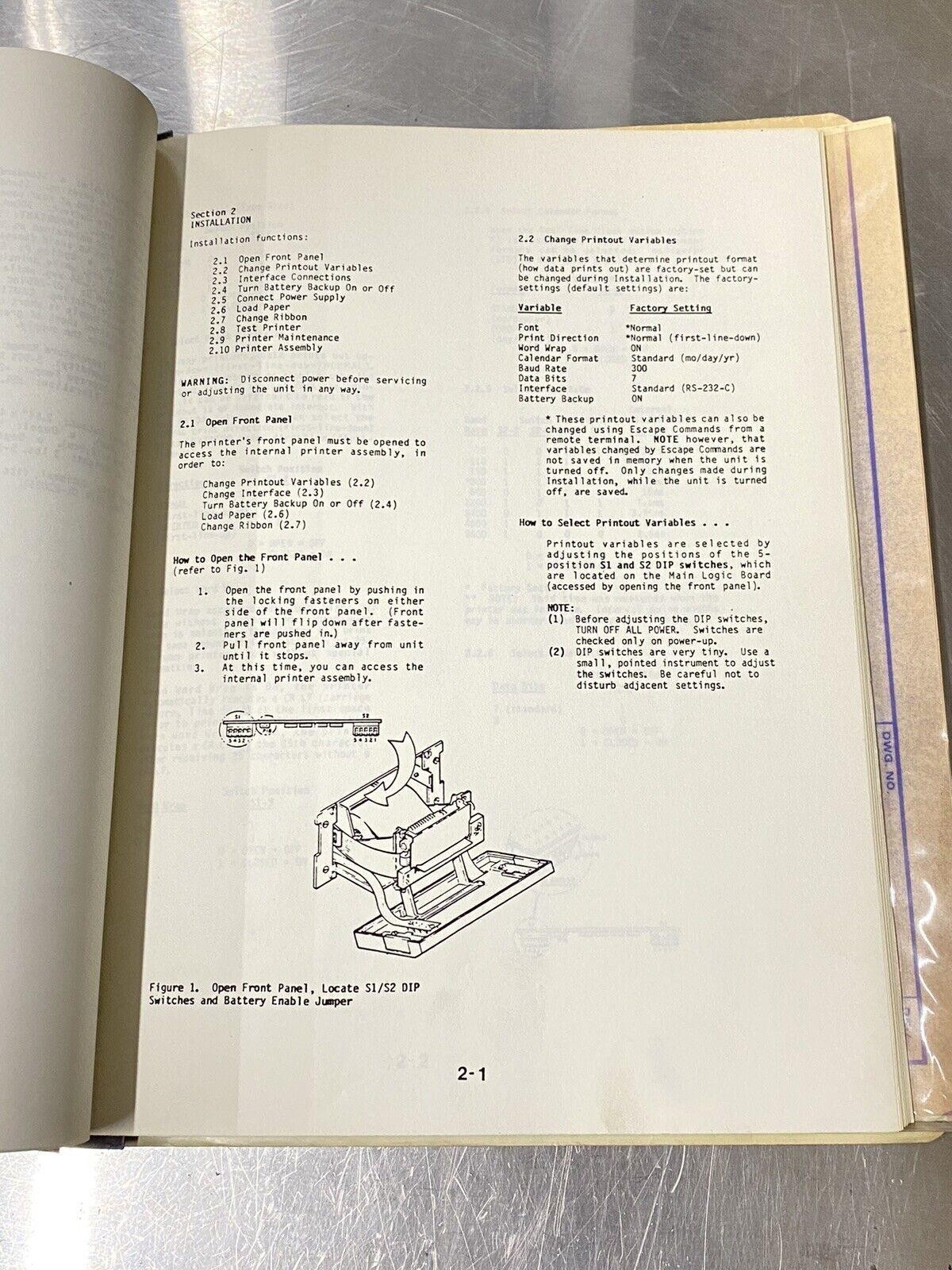 Getinge Autoclave - Users Guide / Instruction Book / Manual