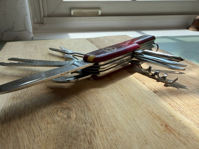 Vintage Diamond Superior Multitool Knife Featuring 11 Tools