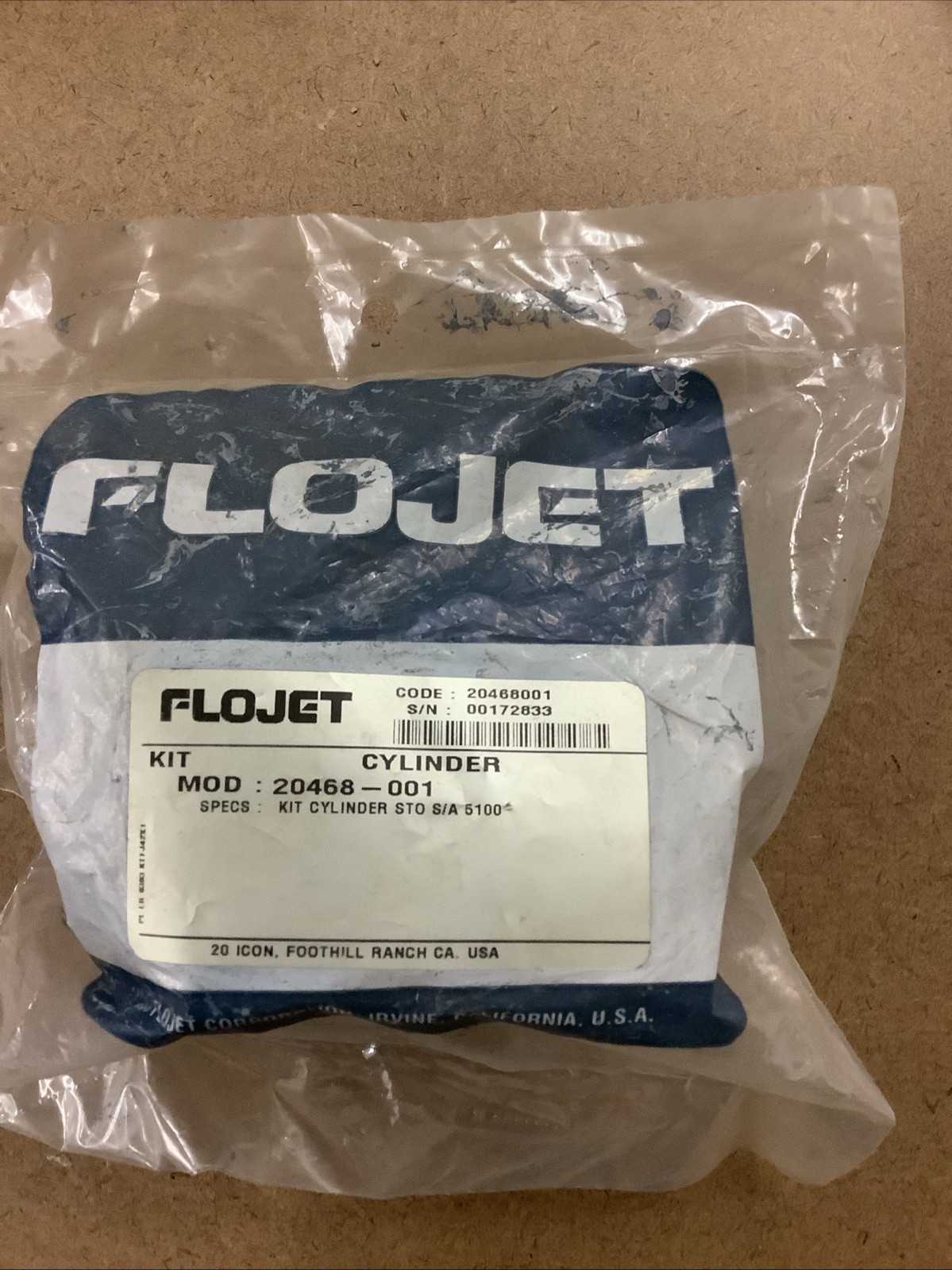 Flojet Kit Cylinder Pump Model 20468-001