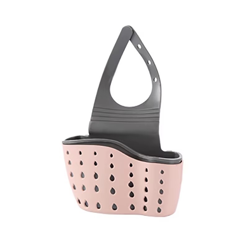 Adjustable Kitchen Sink Holder Drain Basket Sponge Soap Organizer Rack