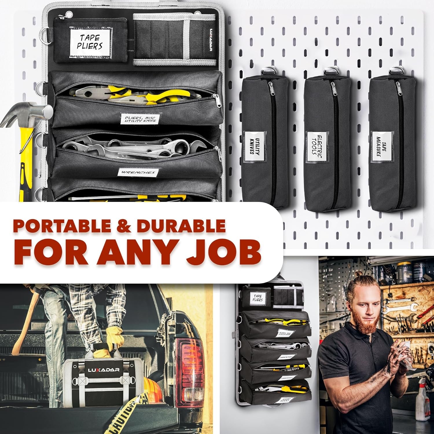 Updated Tool Roll up Tool Bag Organizer Advansed Features Tool Roll Bag Organize