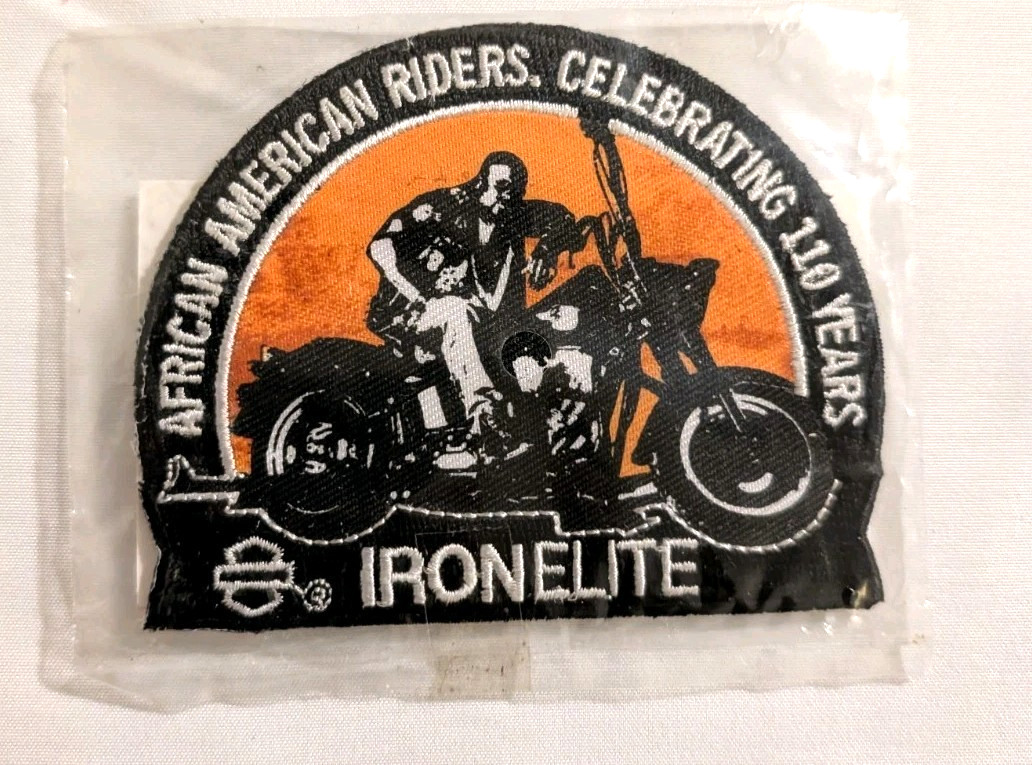 A33- Harley Davidson African American Riders 110 Years Iron Elite Patch