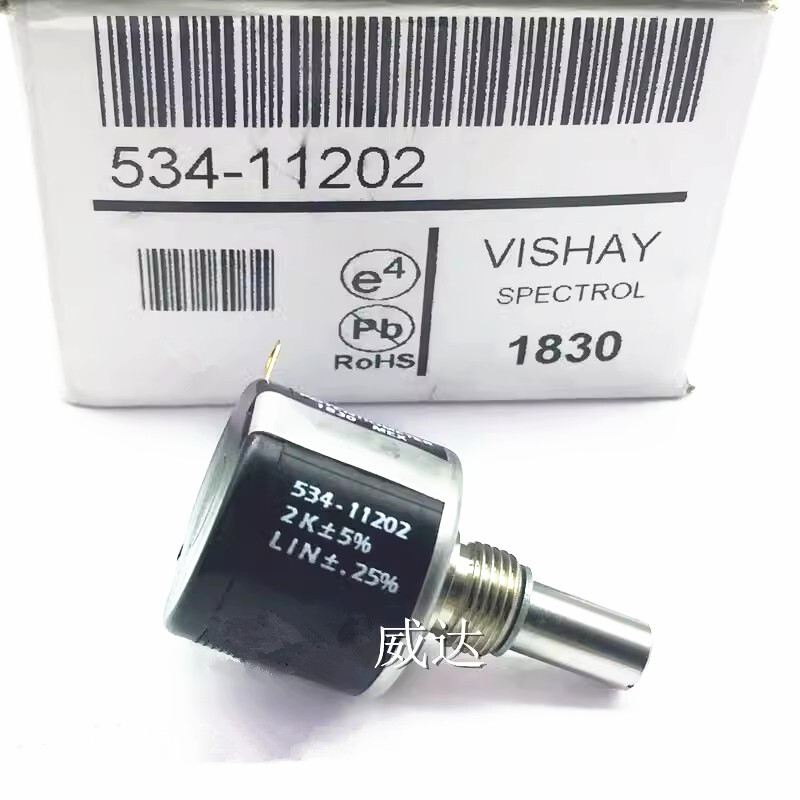 1pcs Vishay 534-11202 2K Precision Multi-winding Potentiometer