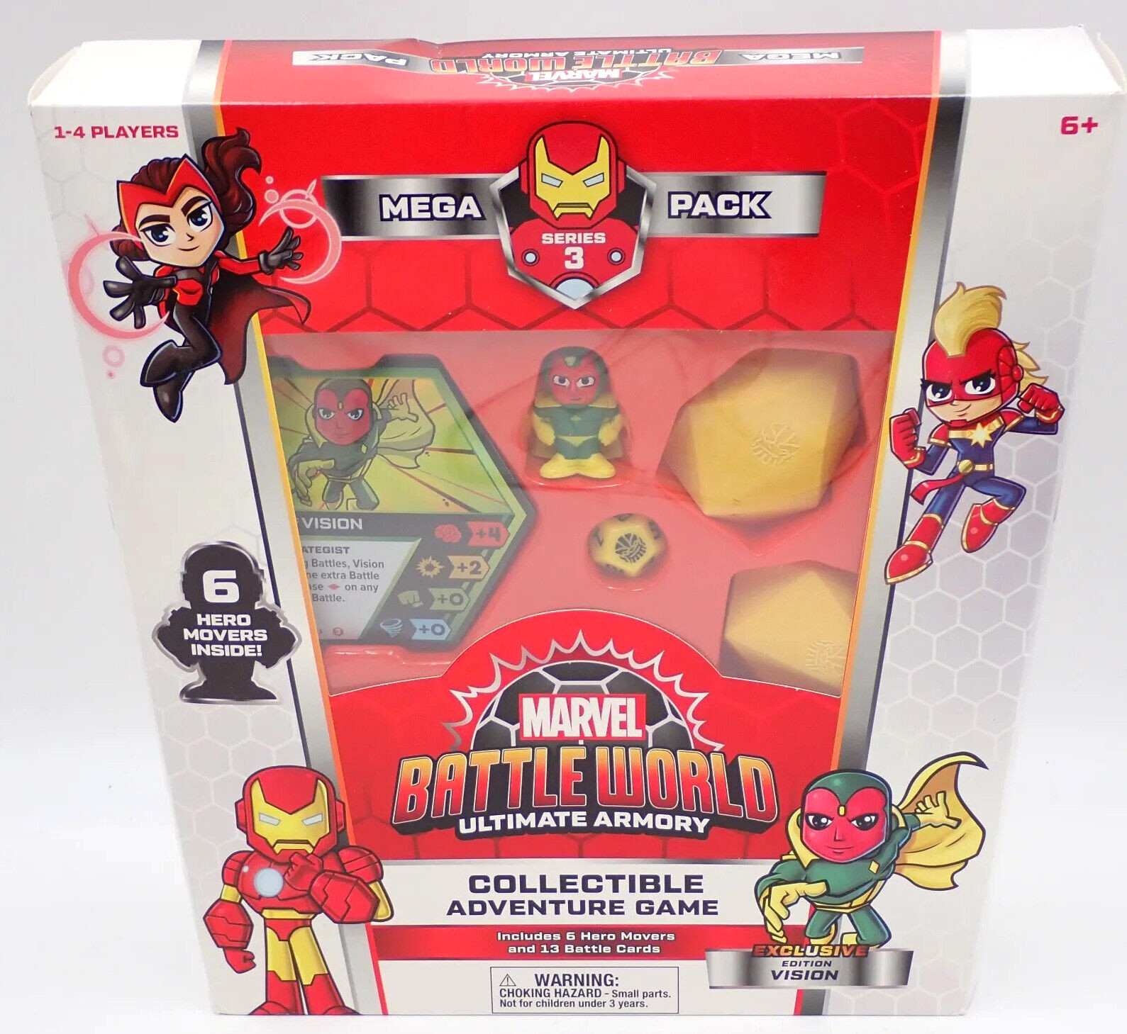 Marvel Battleworld Funko Game Series 3 Exclusive Edition Vision Mega Pack