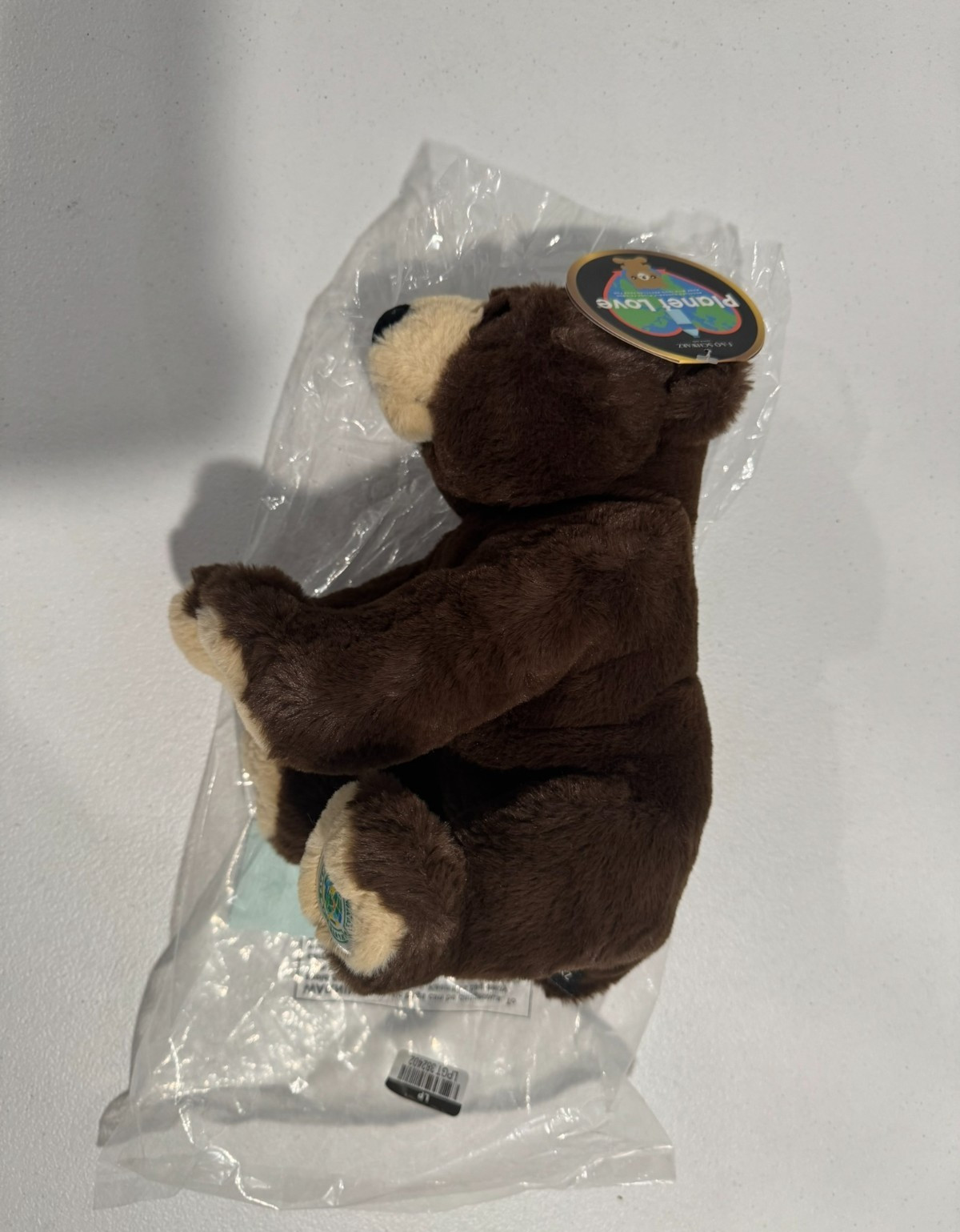 FAO Schwarz Planet Love Sustainable Bear Plush – 10″ Eco-Friendly Teddy