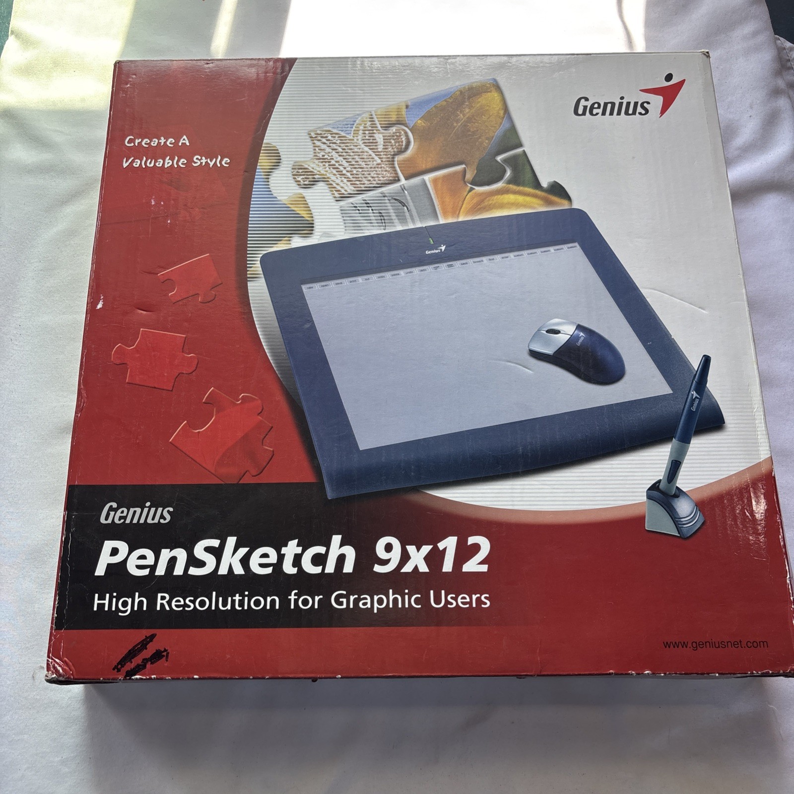 Genius Pen Sketch 9X12 Graphic Tablet