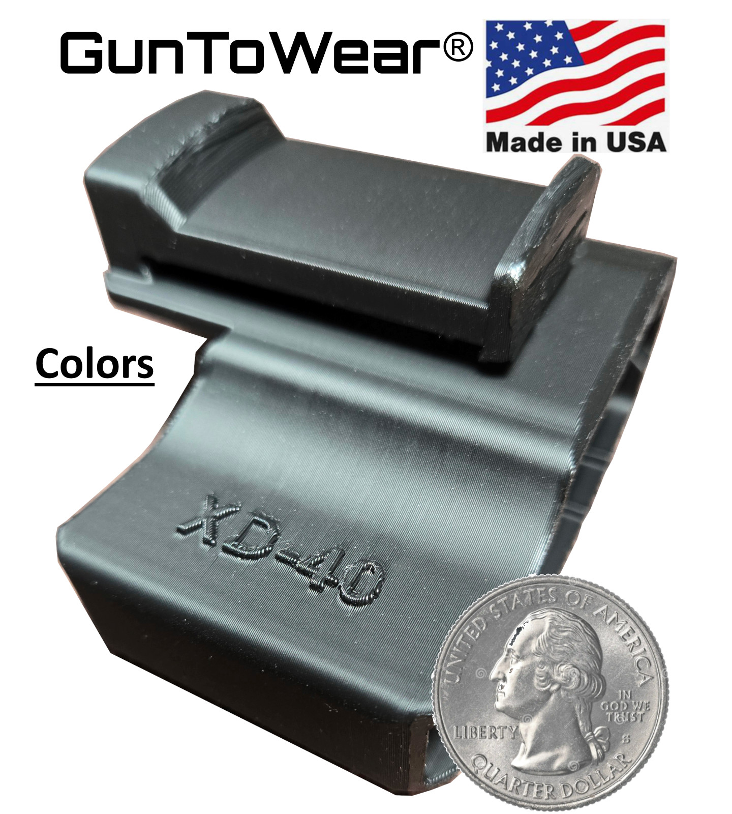 Springfield XD9 XD-40 Subcompact Holster IWB In Waistband Conceal Carry USA Made