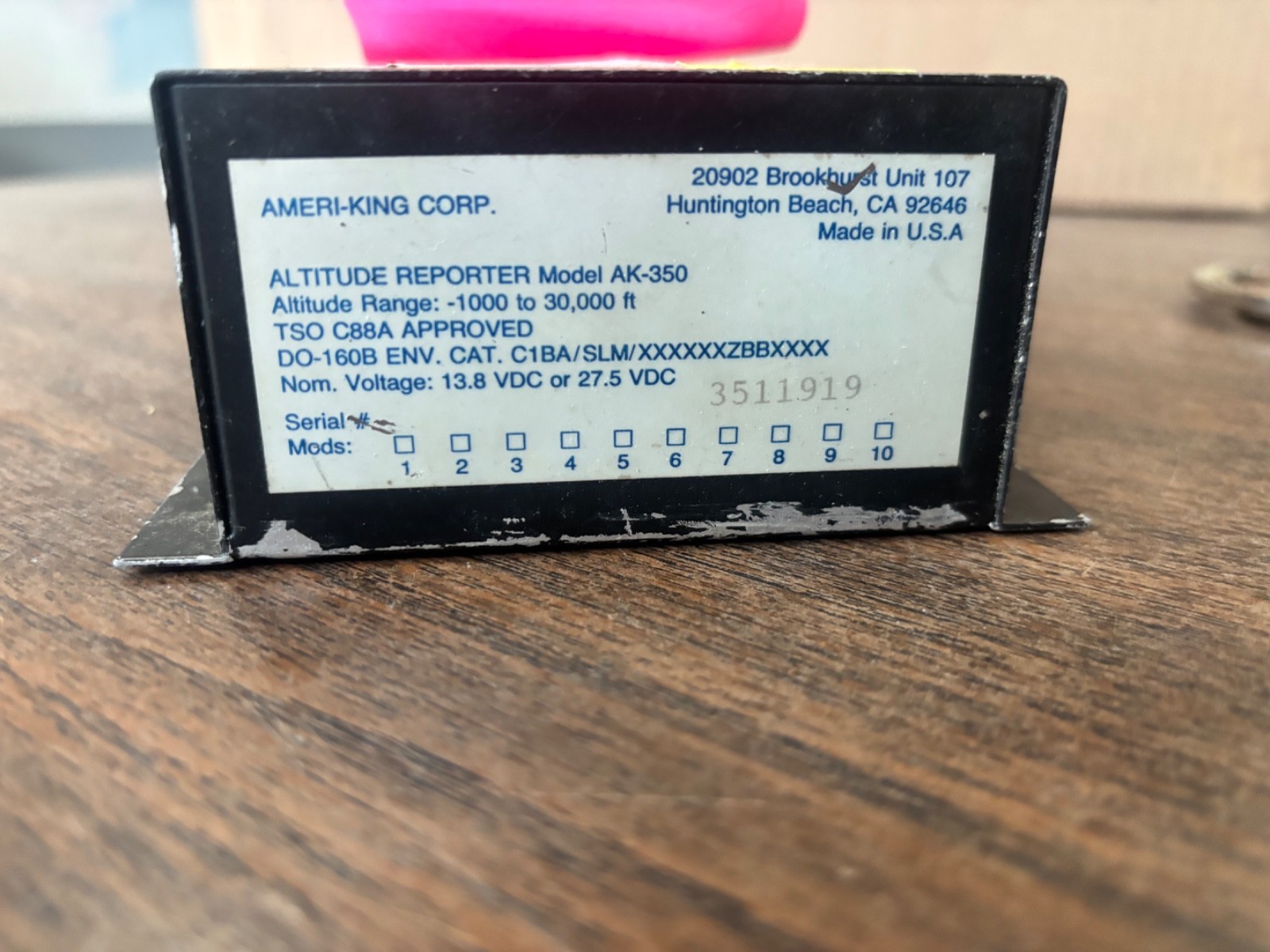 Ameri-King Corp ModelAK-350