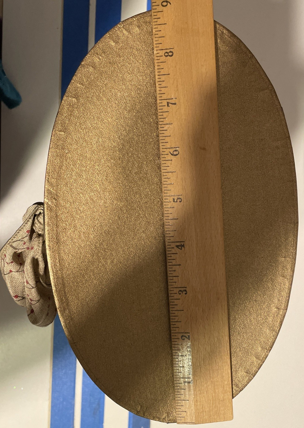 Three Oval Storage Boxes 11" 10" 9" Stackable