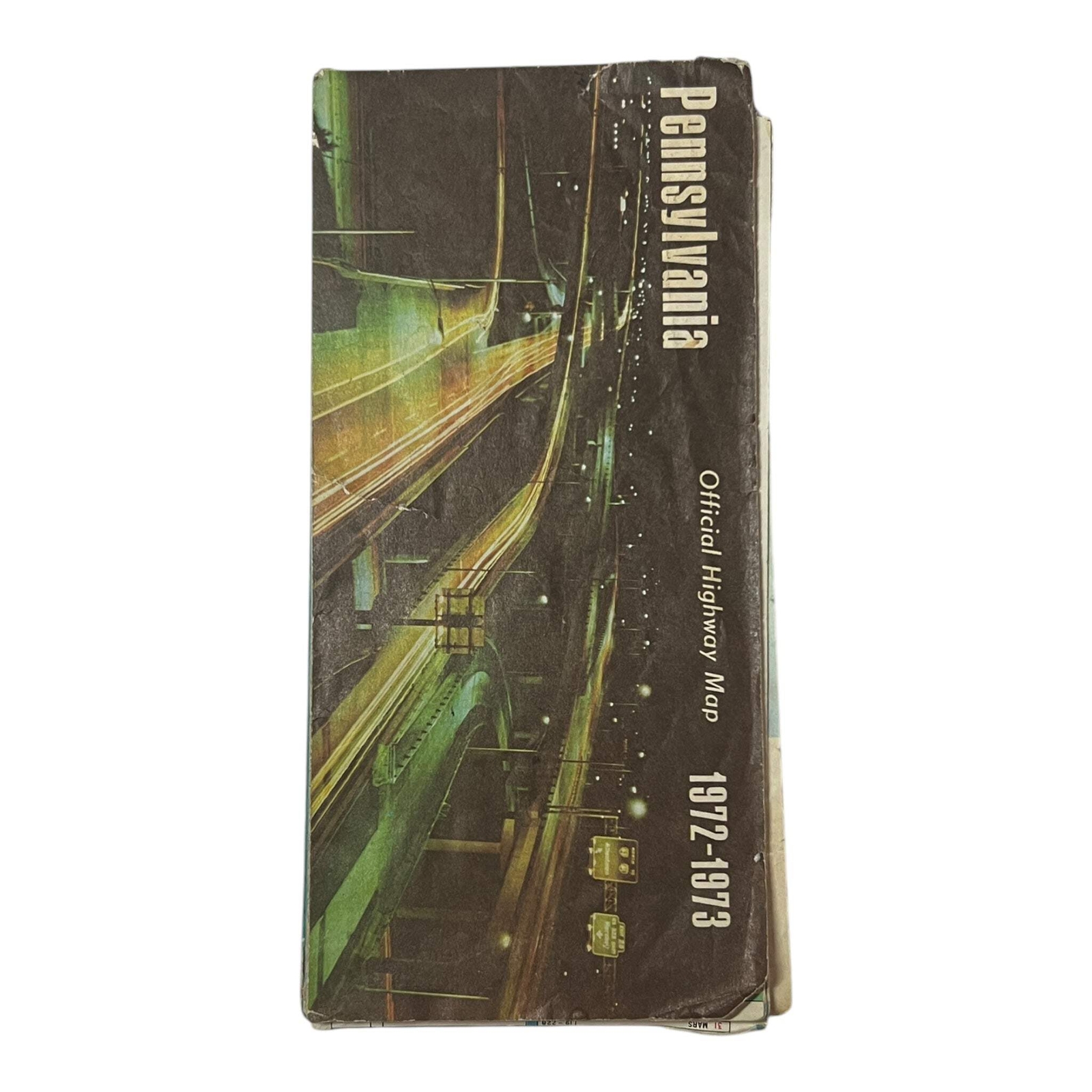 Map - Pennsylvania Official Highway Map 1972-1973