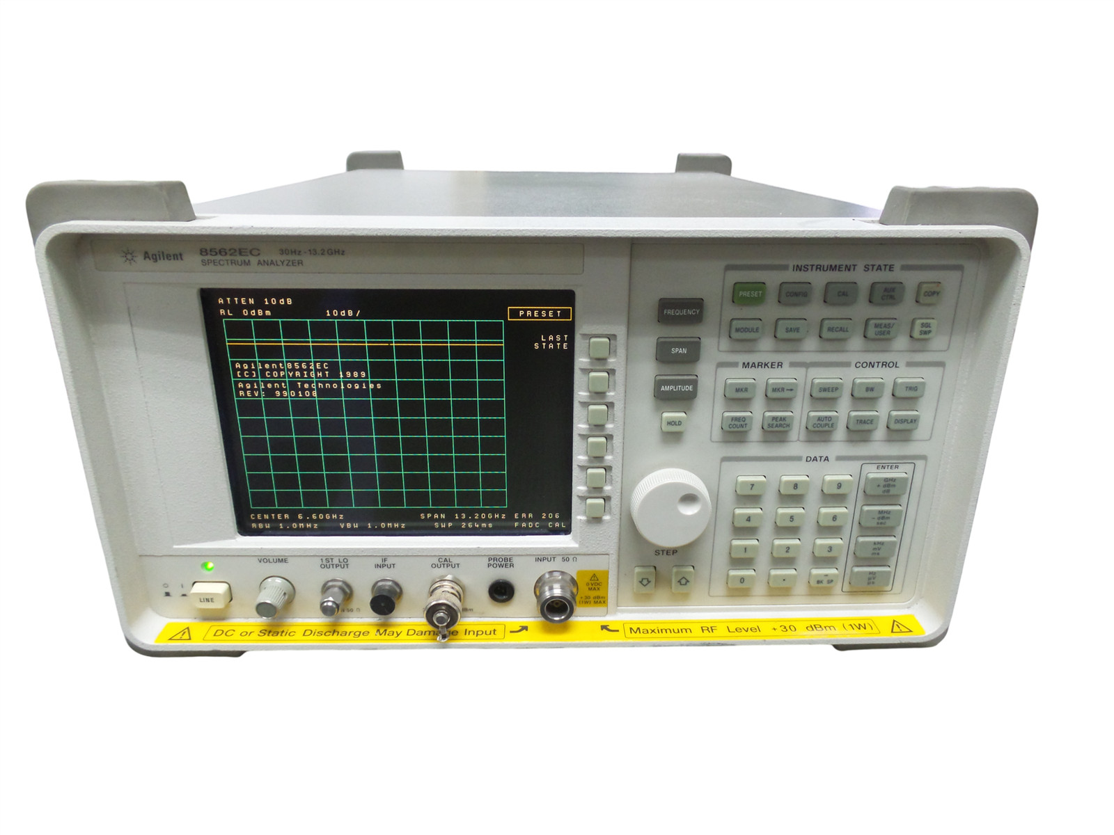Agilent 8562EC Spectrum Analyzer 30Hz - 13.2GHz - Free Shipping