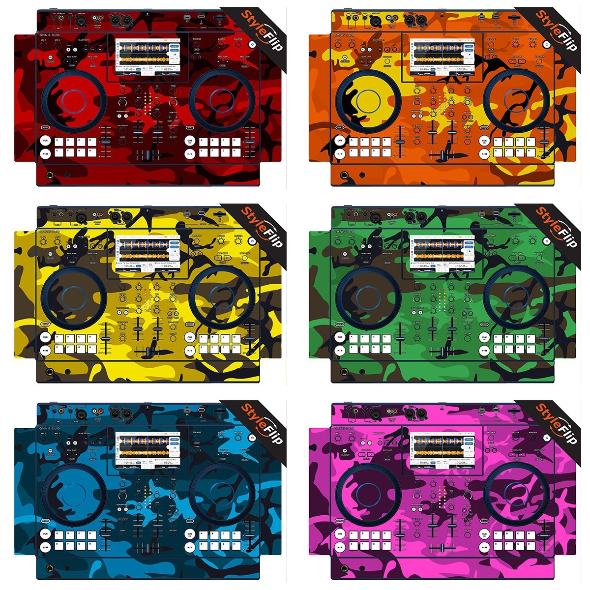 AlphaTheta OMNIS-DUO Skin | 6 Camo Designs | Protective Decal | StyleFlip