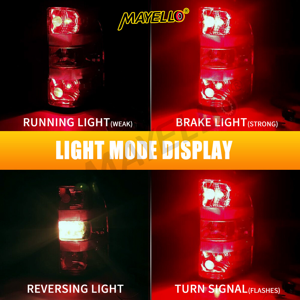 Pair Smoke Red Tail Lights For 2007 2008-2013 Chevy Silverado 1500 2500 3500 HD
