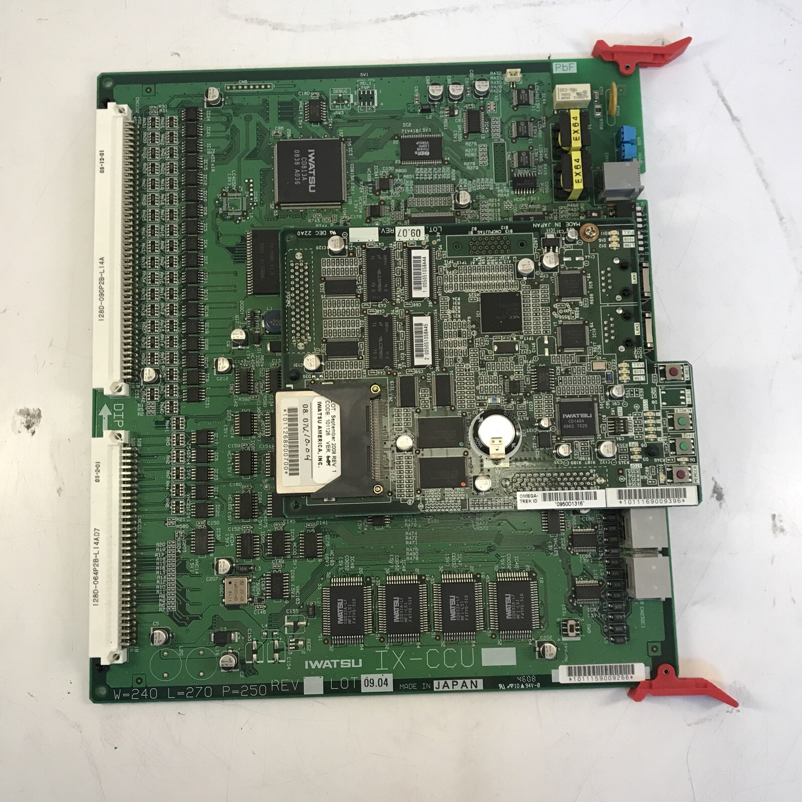 IWATSU IX-CCU Central Control Unit Card w/ IX-CFMU