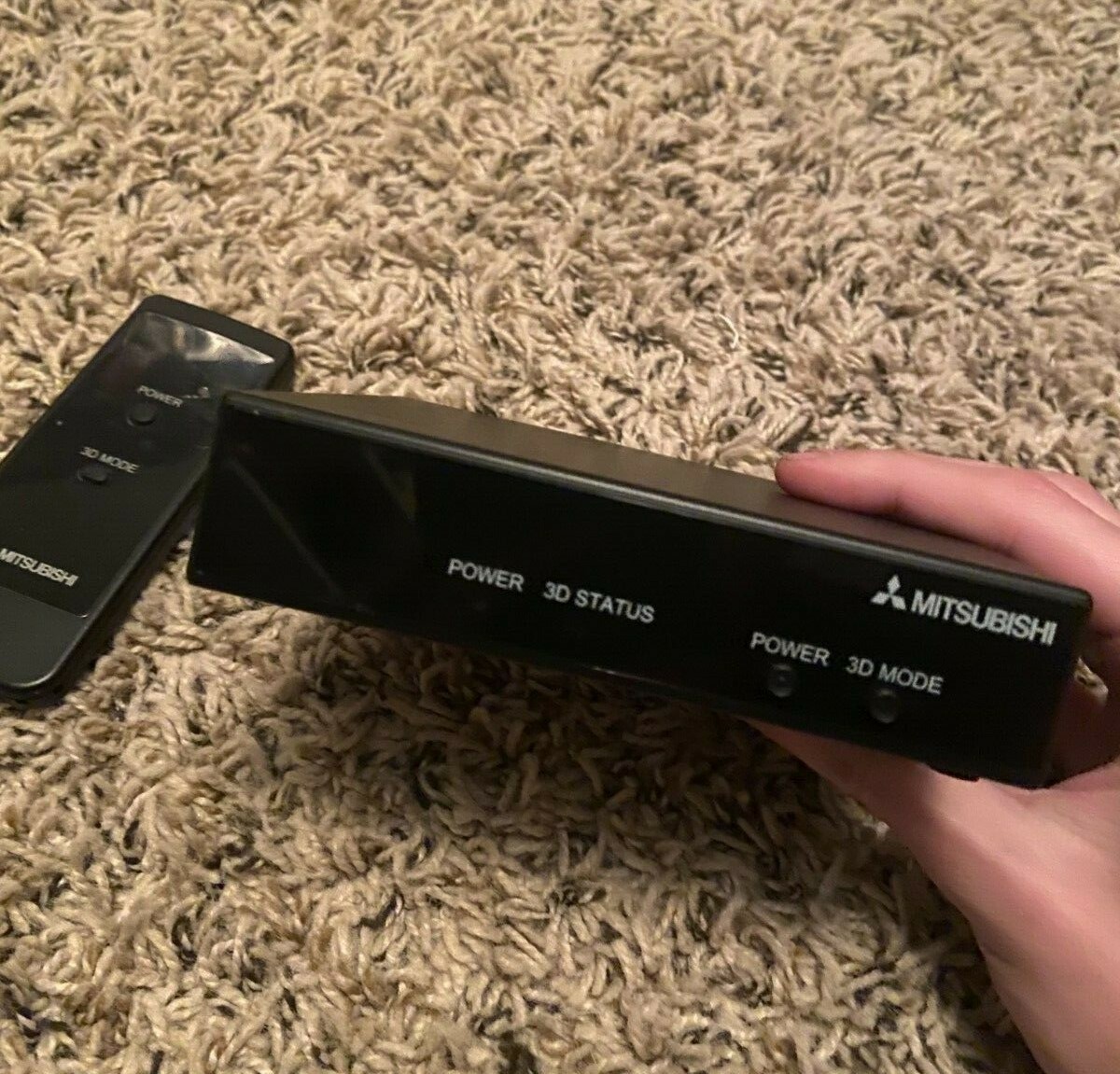 Mitsubishi Electric 3D Adapter Console Box 3DA-1 with Remote (UNTESTED) (READ)