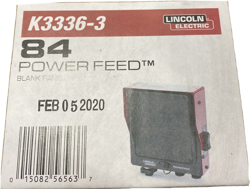 NEW OPEN BOX. Lincoln Flex Feed 84 Single/Dual Blank Panel Control Box,  K3336-3