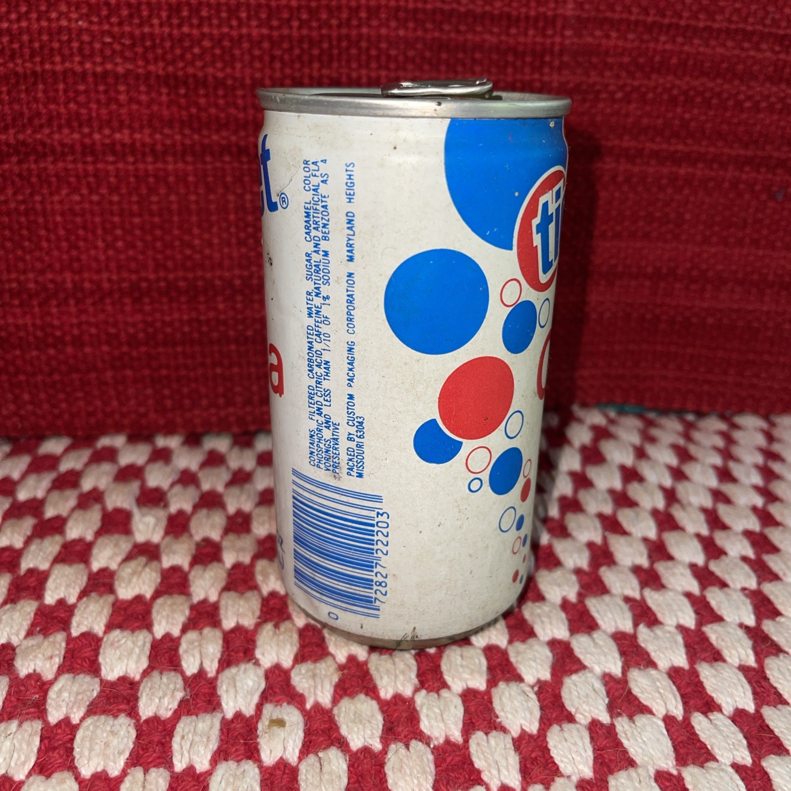 Ticket Cola soda can 12fl.oz