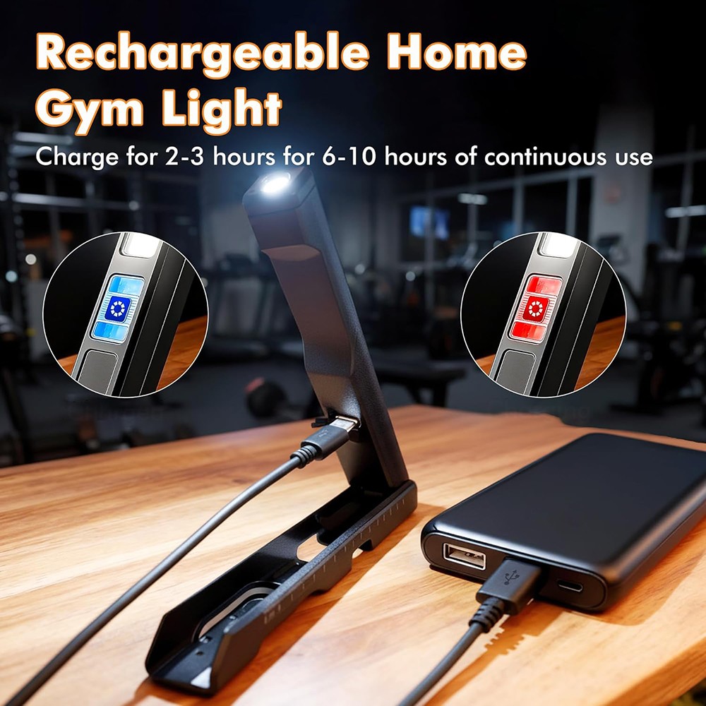 Magnetic Work Light 1200mAh Rechargeable LED Work Light Bar for Garage, Workshop