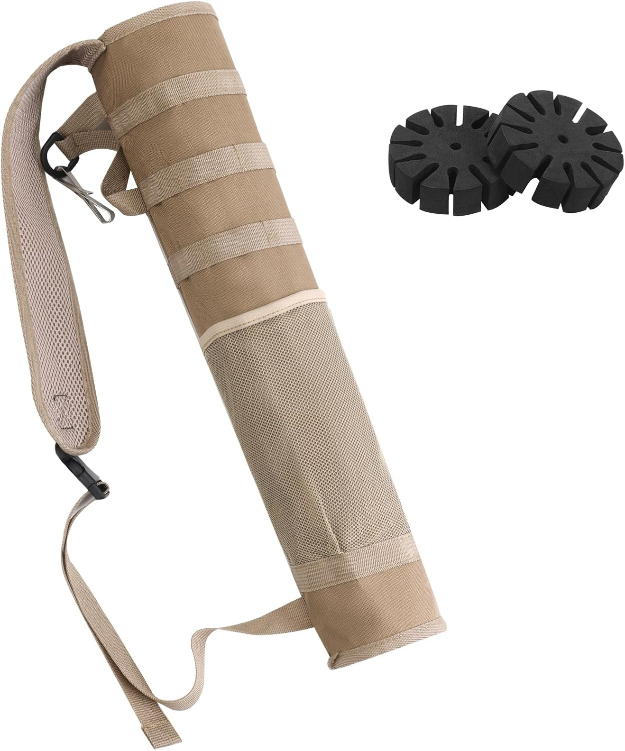 Archery Lightweight Back Arrow Quiver Dual Use Foldable Compact Hip Arrows Bag w