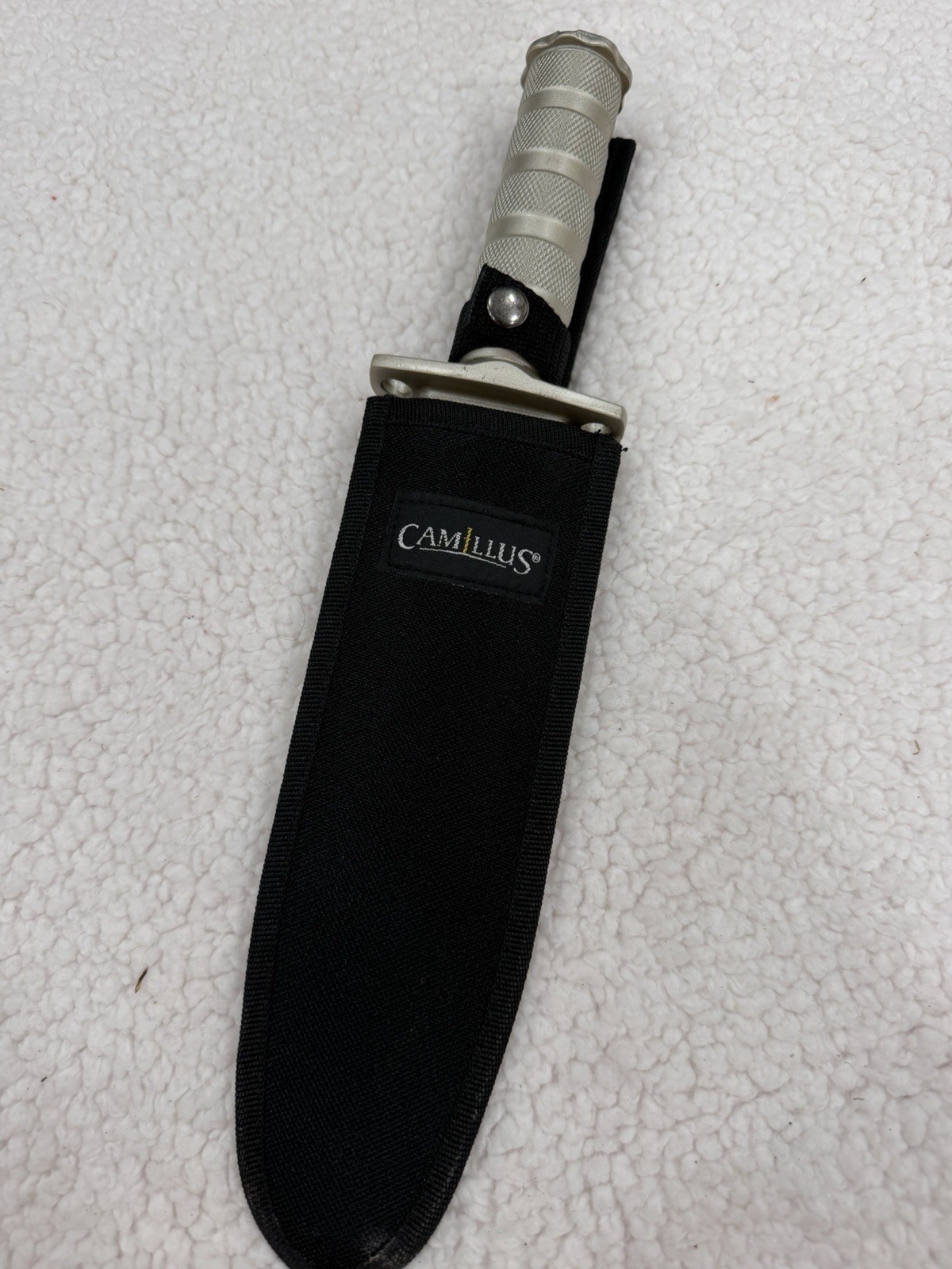 Cammilus Survival Fixed blade knife With Fire Starter Enclosed