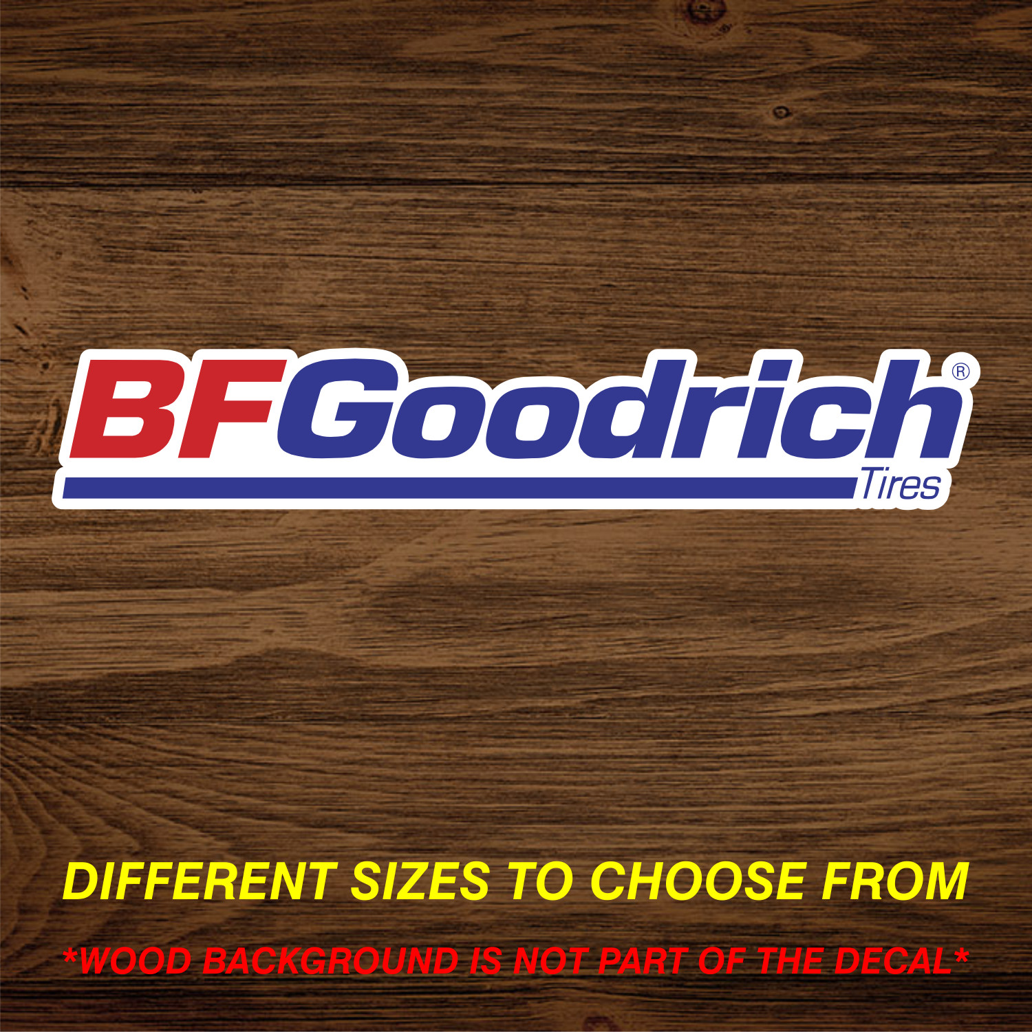 BFGoodrich Tires Logo Vinyl Decal Sticker Free Shipping