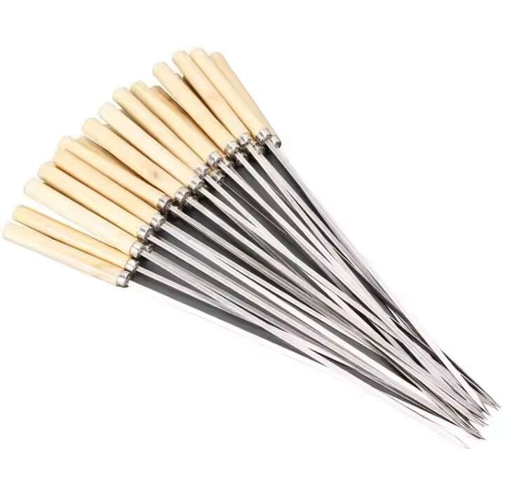 BBQ Shish Kabob Skewer Set Grill Camp Fire Smores
