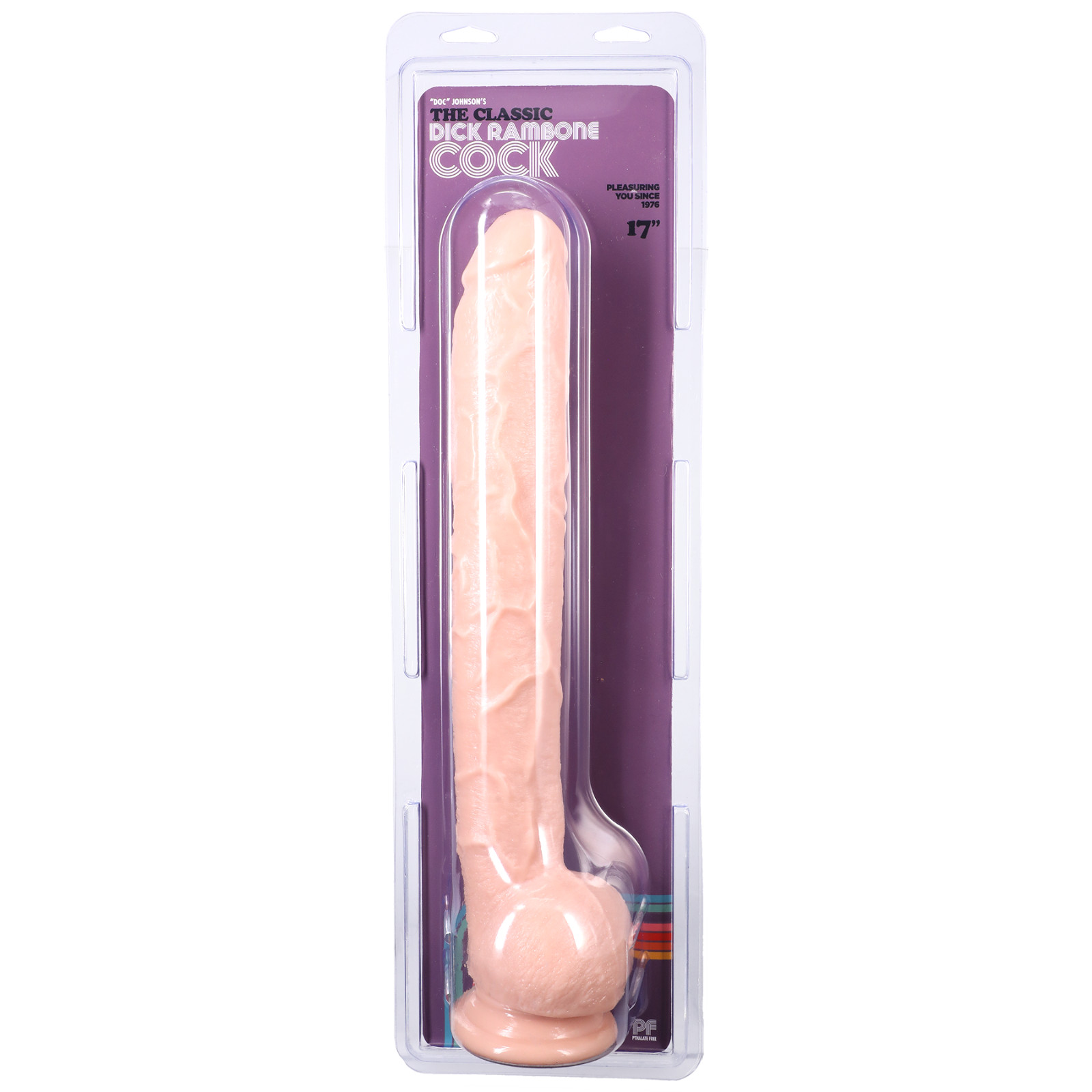 Dick Rambone Cock 17" Beige - Large Dildo Dong