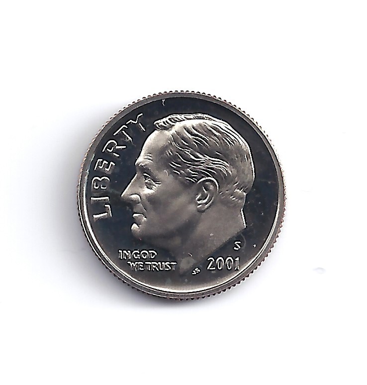 2001-S  PROOF DIME
