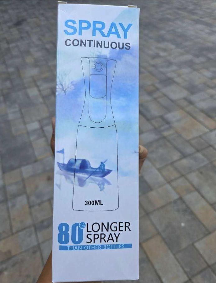 Continuous Mist Spray Bottle Barber Water Sprayer Makeup Salon Multipurpose US