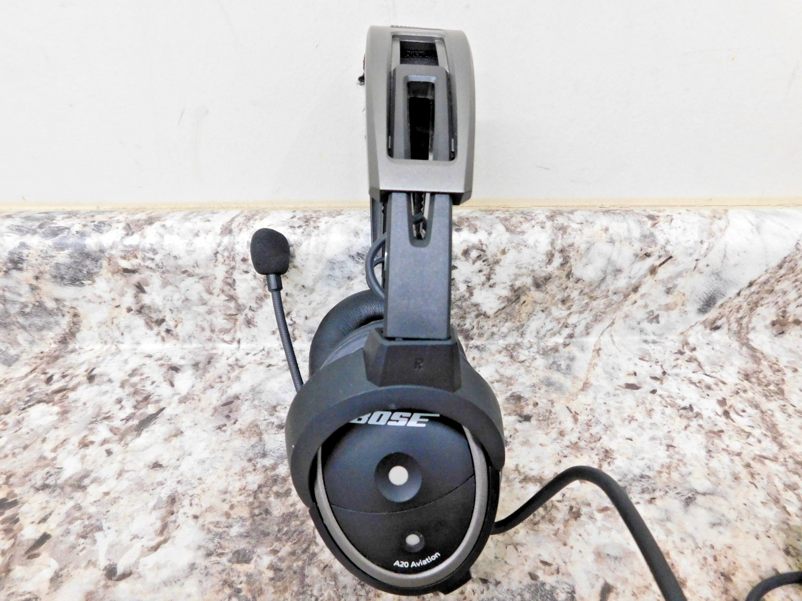 Bose A20 Aviation Headset with Bluetooth and Dual Plug Cable - Black