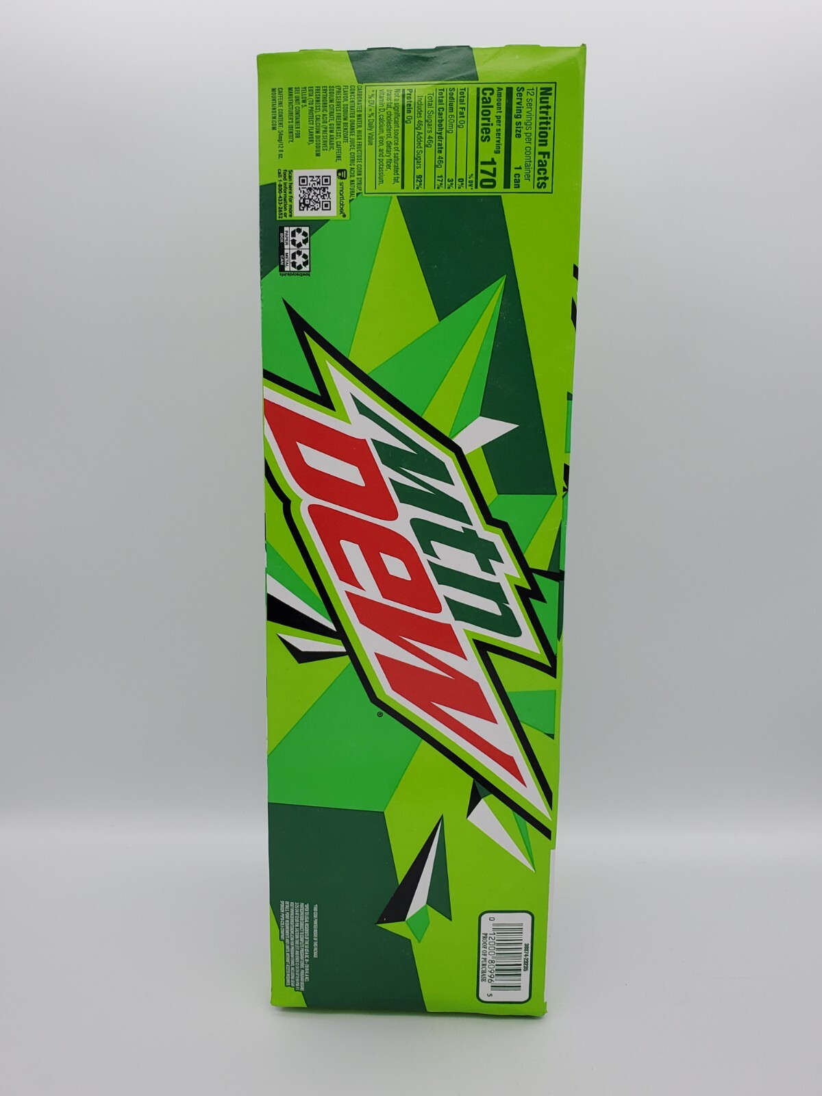 2024 EMPTY Mtn Dew 12 pack BOX ONLY Mountain Dew Outdoor Gear No Code MD-OG