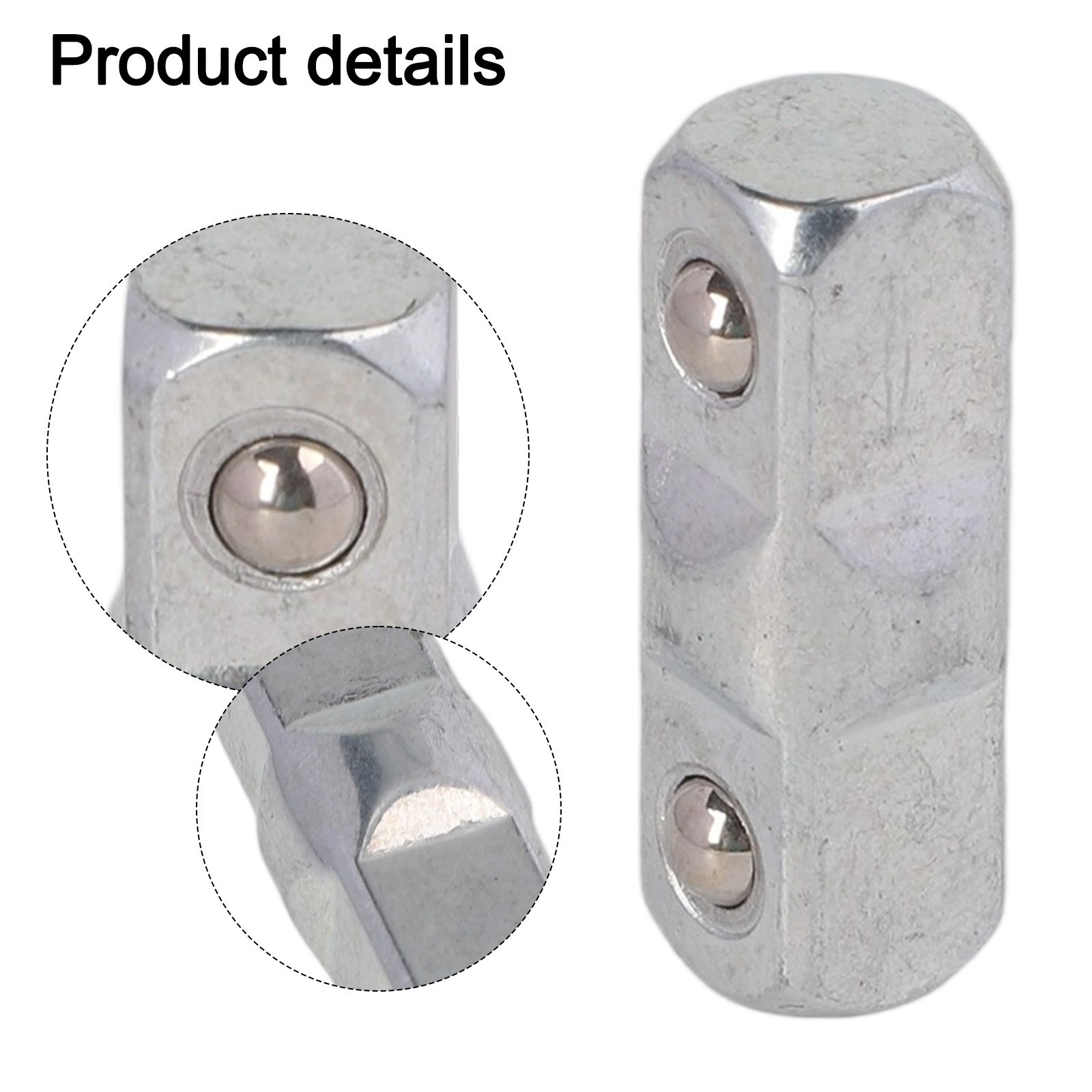 3/8 Double Head Hex Socket Wrench Adapter Extension Rod Driver Conversion Tool