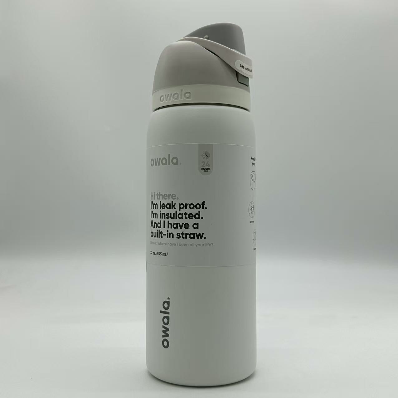 Owala FreeSip 32oz Stainless Steel Water Bottle Iced Breeze Top Quality