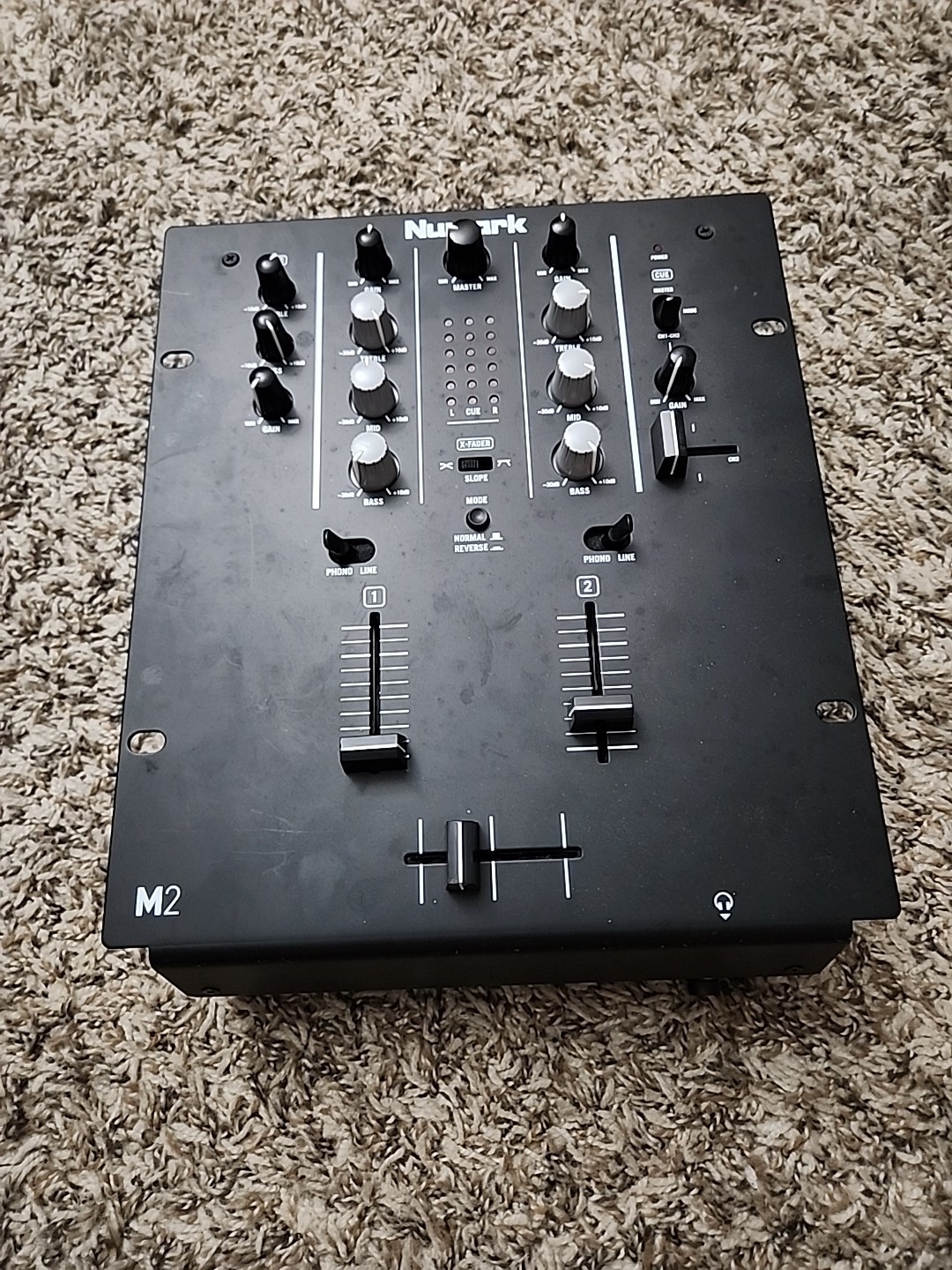 Numark M2 Scratch Mixer 2-channel DJ Mixer | Device Only