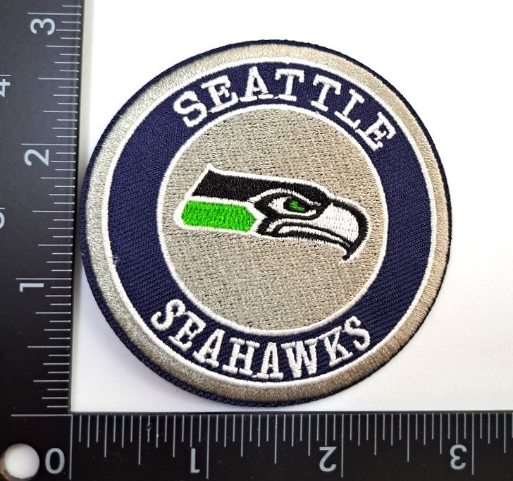 Seattle Seahawks Embroidered Patch NFL 3" Iron on Sew on Free Shipping
